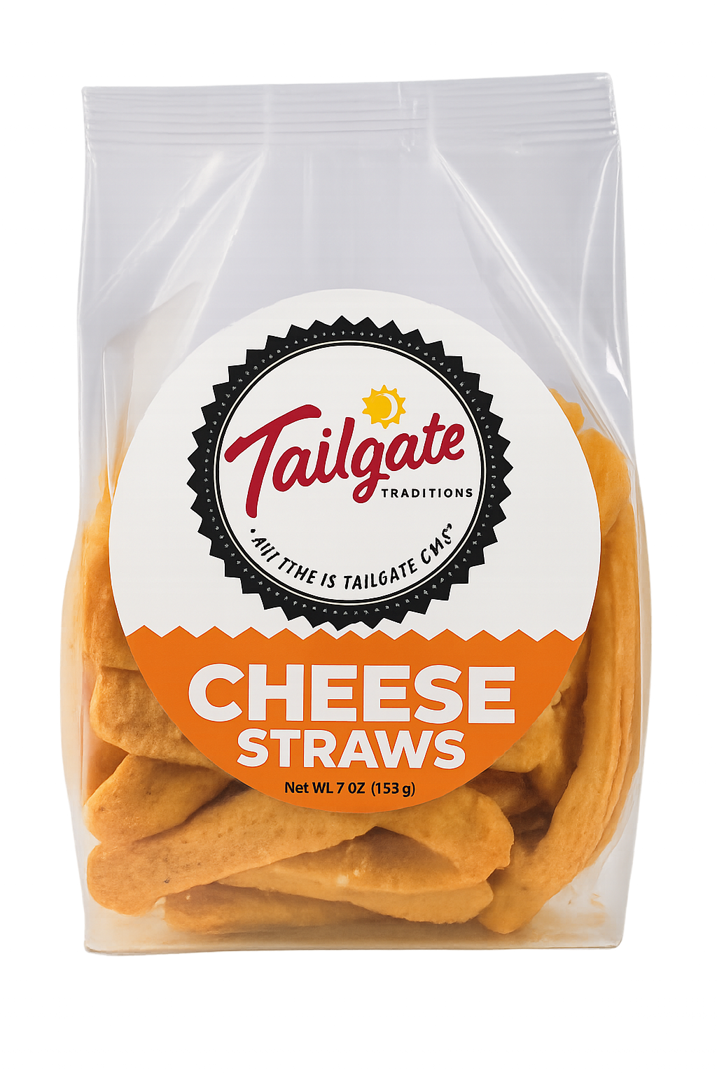 7oz Bourbon Black Pepper Tailgate Cheese Straws